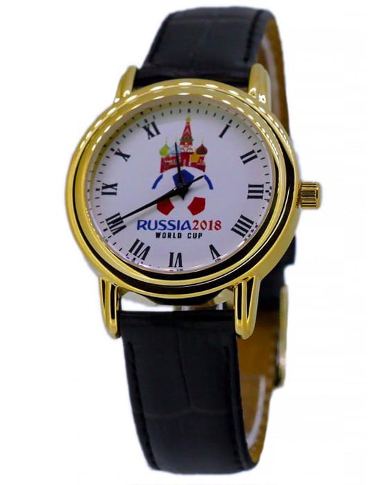 Слава Слава Патриот 1069912/300-2035  1069912/300-2035 кварцевые мужские часы белый циферблат, браслет кожаный — вид спереди